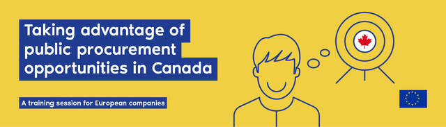 Digital event: Taking advantage of public procurement opportunities in Canada